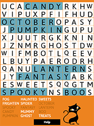 halloween word search subscriber log in here